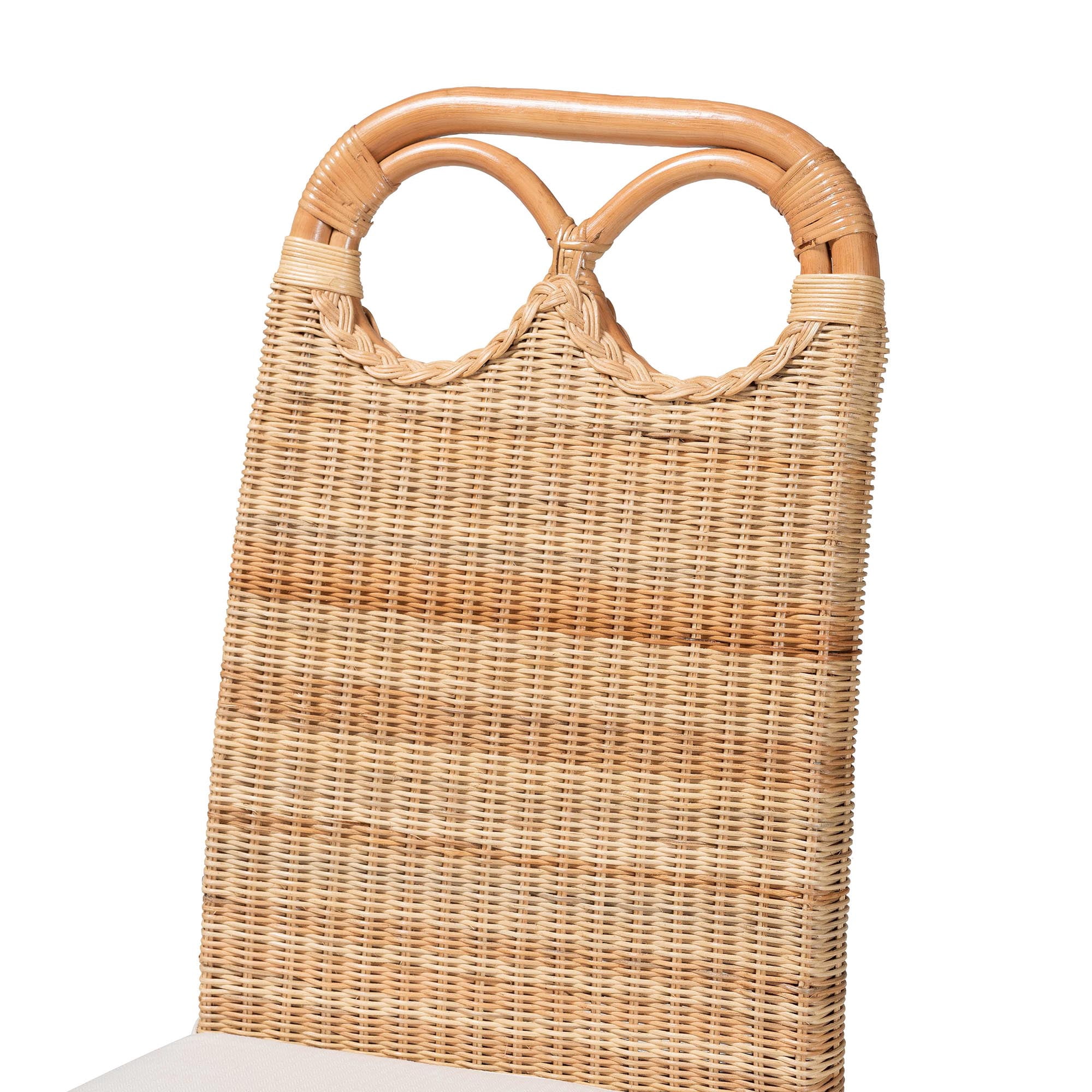 bali & pari Dyna Boho Dining Chair, Natural