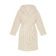 thumbnail image 3 of Douhoow Women Plush Bathrobe Winter Warm Nightgown Hooded Pajamas, 3 of 4