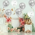 thumbnail image 5 of Unique Bargains 16 Pcs Latex Party Balloons, 12 Inch Round Helium Balloons for Wedding Graduation Anniversary Birthday Party Backdrop Decoration Silver Tone, 5 of 6