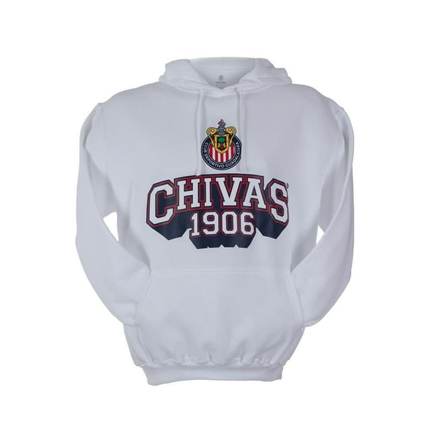 Sudadera Chivas Old School Sports Para Hombre Talla EEG Blanco