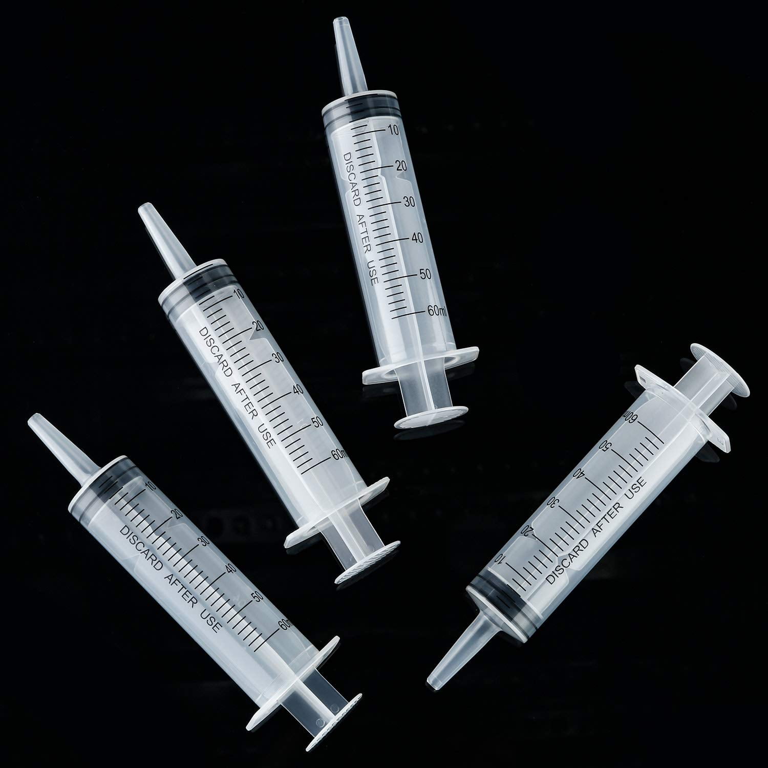 10 Pack 20ml Large Plastic Syringe, Liquid Measuring Syringes Without Needle for Epoxy Resin, Craft, Scientific Labs, Feeding Pets Animals, Oil or Glue Applicator