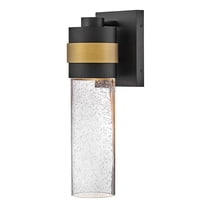 82044BK-LL Lark Albie - 7W 1 LED Outdoor Medium Wall Mount Lantern-18 Inch Tall and 6 Inch Wide