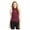 Red - 607, variant on Aeropostale Womens Ribbed Mock Tank Top, Black, X-Small