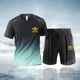 thumbnail image 3 of 2024 Nueva ropa deportiva para hombre, ropa de fitness, ropa para correr, conjunto casual de camiseta + pantalones cortos, ropa deportiva para correr transpirable, conjunto para hombre, 3 of 5