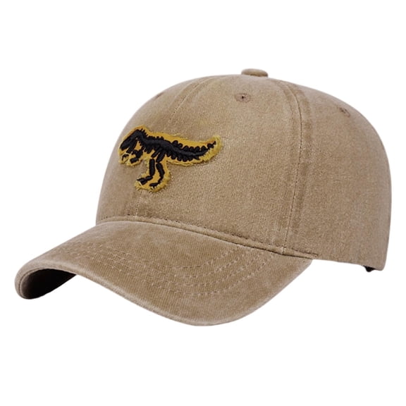 SuTry Kids Dinosaur Baseball Cap Children Embroidered Sun Hat Adjustable Breathable Vintage Washed for Boys Girls 2-6 Years Baseball Cap
