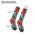 thumbnail image 4 of Vsdgher Different Cats 1 Print Thigh High Socks Extra Long Stretchy Sock Women Over Knee High Opaque Stocking Daily Wear, 4 of 5