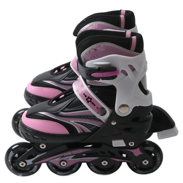 Patins à Roulettes, M Roller 4 Roues à Porter Confortablement avec des Gants Blocs d'Entraînement pour la Maison pour Garçon