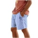 thumbnail image 1 of Pantalones Cortos de Cintura Elástica de los Hombres de Verano Caliente Estampado Cuerda de Playa, Vacaciones Respirables Cómodas, 1 of 4