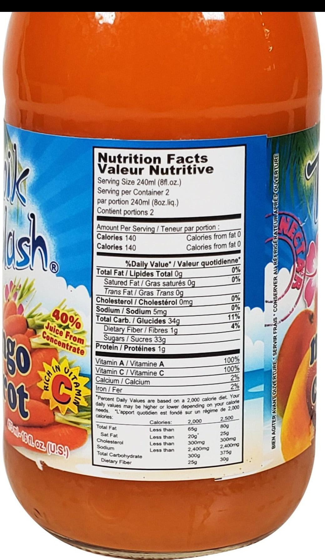 TS MANGO CARROT - FRENCH TROPIK SPLASH TS MANGUE CAROTTE