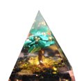 thumbnail image 1 of Gema de cristal natural Pirámide Piedra de energía curativa Decoración de la oficina en el hogar (G) JShteea Libre de BPA, 1 of 9