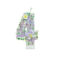 thumbnail image 2 of Multicolor Wax Number Candles for Birthday Cakes - Set of 1, 3, 4, 5, 6, 7, 8, 9, 0 with Floral Design - 4x7 cm Decorative Cake Toppers for Parties, Anniversaries & Celebrations, 2 of 6