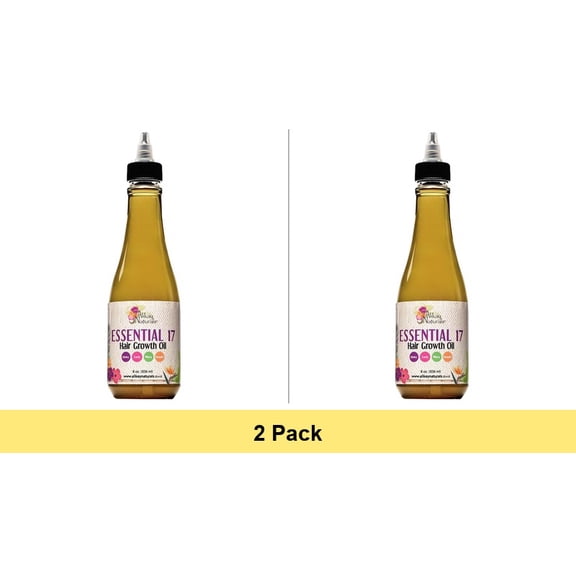 Alikay Naturals Essential 17 Growth Hair Oil, 8 oz. - 2 Pack