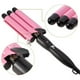 thumbnail image 2 of Tenaza Rizador de Cabello Importacion  3 Barriles Temperatura Ajustable Rosa, 2 of 3