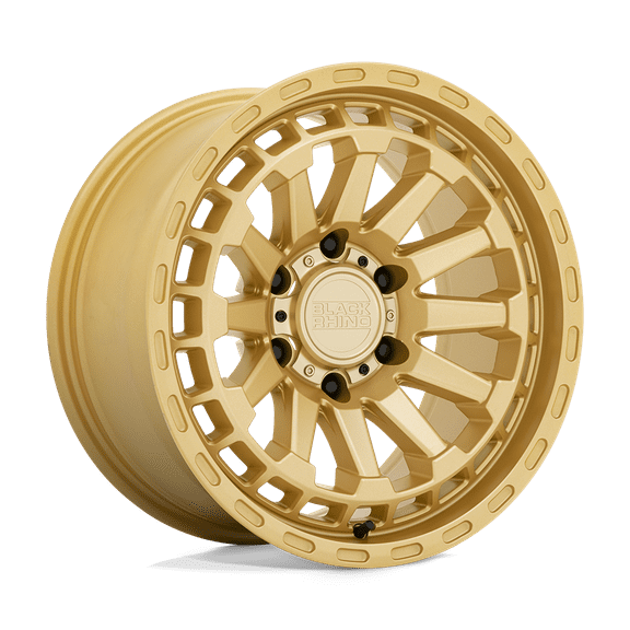 Black Rhino Raid 20X9.5 6X139.7 12Et 110.1Cb Gold Wheel