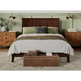 thumbnail image 3 of Madison Queen Traditional Bed in Walnut, 3 of 9
