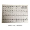 thumbnail image 3 of Eigraketly Piano Sticker Thin Keyboard Stickers Stave Glue Supplies Educational No Safety Note Accessories Instrument Training Workmanship Accesorios para instrumentos musicales Blanco negro, 3 of 6
