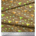 thumbnail image 3 of Soimoi Tissu de Crêpe de Polyester Cocktail Été Conçoit Décor Tissu Imprimé Yard 42 Pouces de Large, 3 of 3