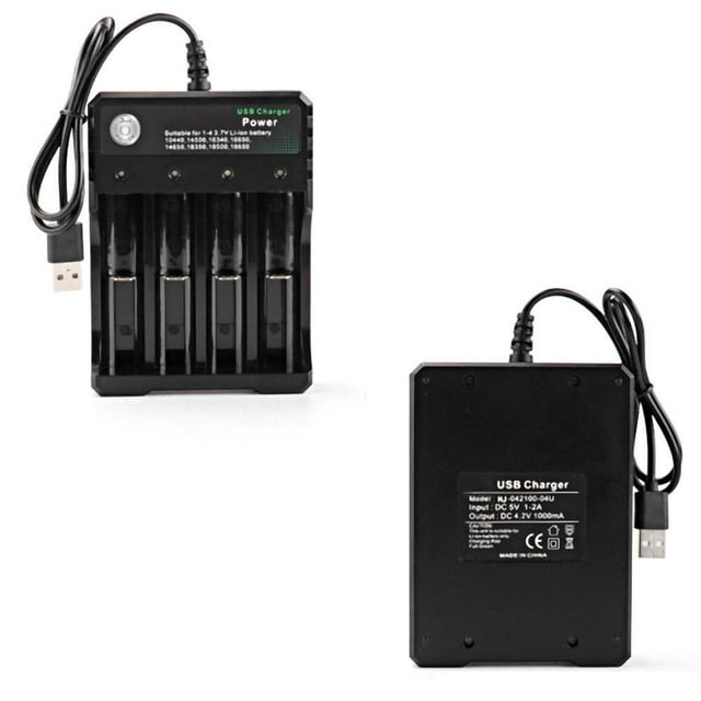 Mgaxyff Rechargeable Battery, Smart USB Smart Battery Charger, Home For Office Rechargeable Battery Battery Charger