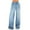 Dark Blue, variant on JINMGG Womens Plus Size Clearance Pants under $10 Women's Mid Ripped Frayed Hem Casual Jeans Trousers