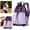 Purple, variant on DIYMAG Tennis Backpack Badminton Backpack - Large Drawstring Backpack for Sport, Waterproof Bag for Pickleball Paddles, Badminton Racquet, Squash Racquet,Balls and Other Accessories(Black)