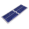 thumbnail image 4 of Gaming Keycaps, PBT Keyboard Keycaps PBT Material OEM Height Ergonomic Design 132key  For Mechanical Keyboard Blue Yellow Letters, 4 of 8