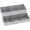 Blended Gray, variant on Large Closet Shelf Organizer Bins 6 Packs with Handles and Divider, Fabric Trapezoid Storage Baskets, Foldable Clothes Containers Box for Shelf, Towel, Book, Toy, Purse, Hats, Pink
