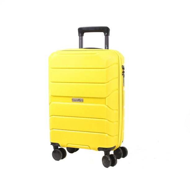 Maleta Jony Z-01 18" de Plástico PP Color Amarillo MIGUEL PETACAS JON Z-01