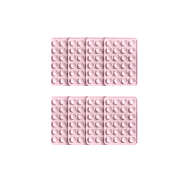 Funda Ventosa De Silicona Soporte Teléfono Para Celular 8 pzs ROSA