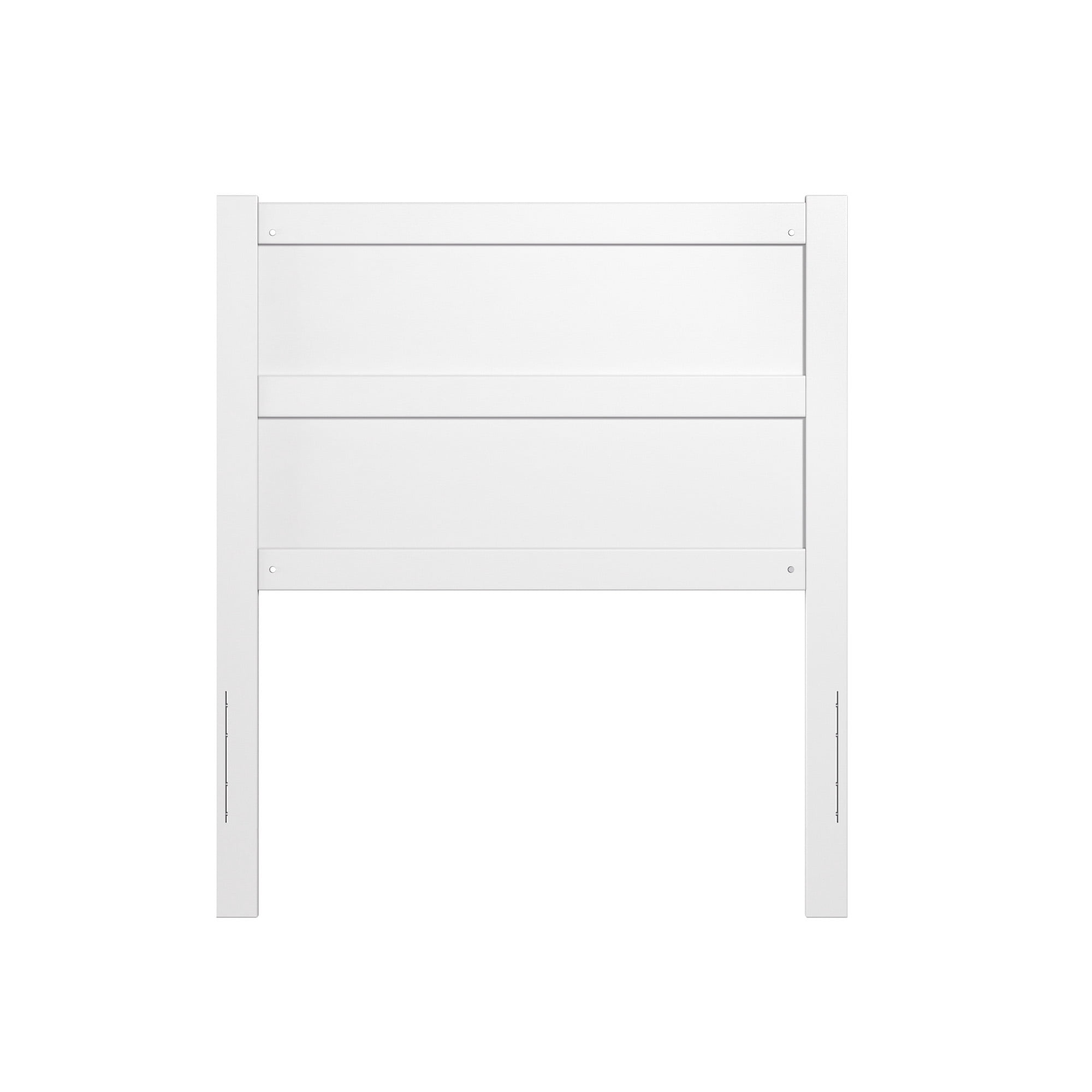 AFI NoHo Modern Panel Wood Headboard, Twin, White