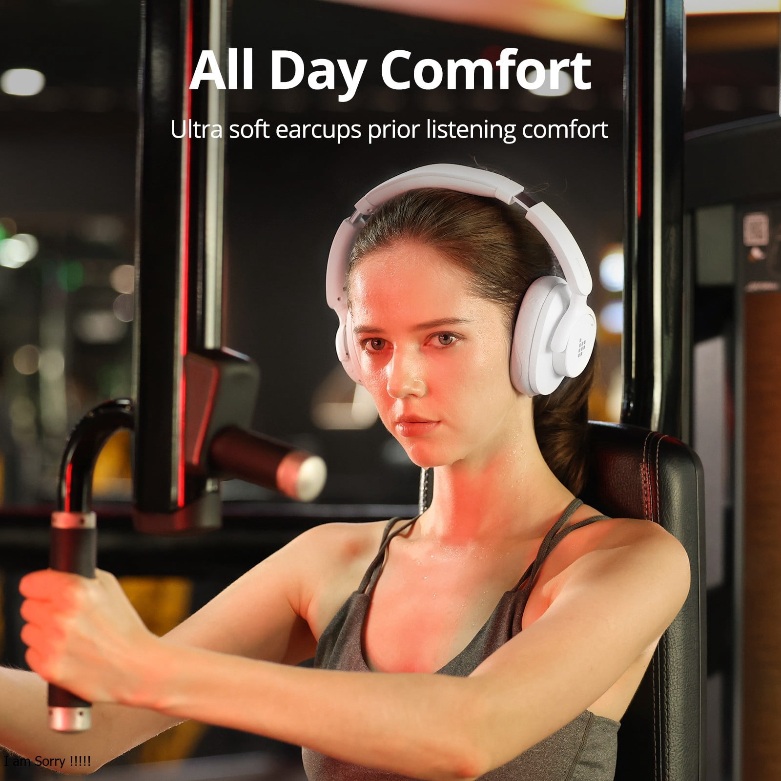 Wireless over-Ear Headphones, Hybrid ANC Headset,5.3, Hybrid Active Noise Cancellation, 60 Hours Playtime, Hi-Res Audio, 90° Swiveling Earpads, Pair with 2 Devices, Tronsmart App Control, White
