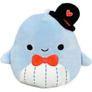 Squishmallows Kellytoy Official 8 Inch Valentines Squad Collectible Pillow Animals (Samir Whale)