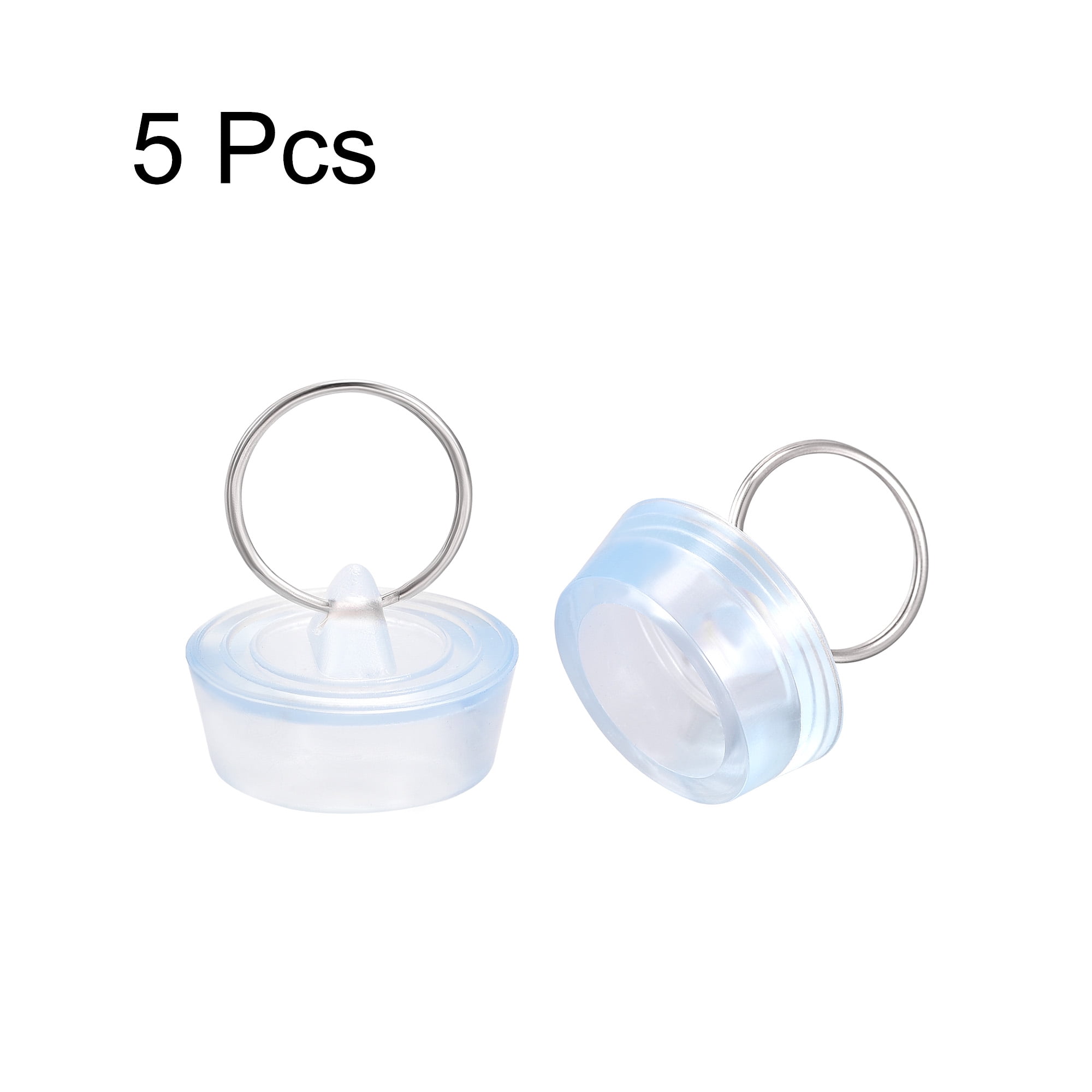 Unique Bargains Rubber Sink Plug Drain Stopper Hanging Ring Bathroom Fit 1-1/8" to 1-1/4" Drain