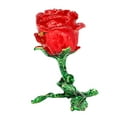 thumbnail image 2 of Jewelry Storage Box, Rose Shaped Rhinestone Exquisite Craftsmanship Jewelry Trinket Case Bling Ornament  for Dressing Table, 2 of 7