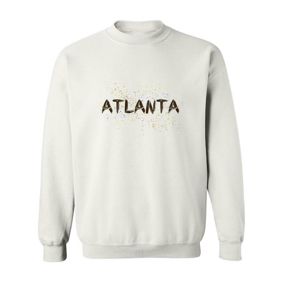 Atlanta With Colorful Dots Sweatshirt Women -Image by Shutterstock, Female x-Large