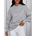 thumbnail image 2 of Sudadera PRETTYGARDEN Oversized con Capucha y Forro Polar Gris XXL, 2 of 8