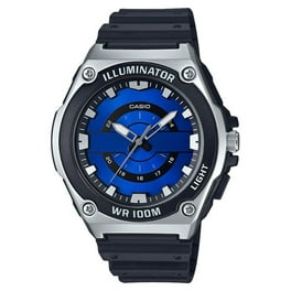 Casio Men s Metal Bezel Negative Display Digital Watch MWD100H 1BV Walmart