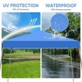 thumbnail image 4 of Outdoor Basic 8' x 10' Pop up Canopy Tent Outside Canopy, Patio Gazebo with Carry Bag, Extra 4 Stakes,for Patio Deck Garden and Beach,Blue., 4 of 8