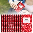 thumbnail image 2 of 10PCS A5 Sewing Notebook 30 sheets 60 Pages Exquisite Patterned Notebook(Red), 2 of 9
