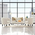 thumbnail image 2 of Modway Prospect 3 Piece Upholstered Fabric Loveseat and Armchair Set in Gray, 2 of 10