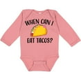 thumbnail image 3 of Inktastic When Can I Eat Tacos Baby Boys or Girls Long Sleeve Baby Bodysuit, 3 of 5