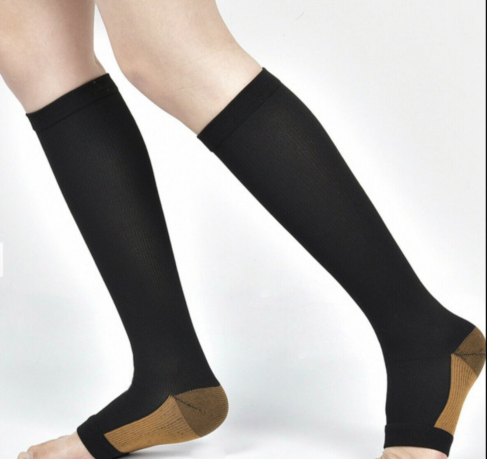 Compression X (S-4XL) Socks Pain Relief Calf Leg Foot Support Stocking ...