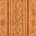 thumbnail image 1 of Ahgly Company Indoor Square Abstract Orange Modern Area Rugs, 5' Square, 1 of 4
