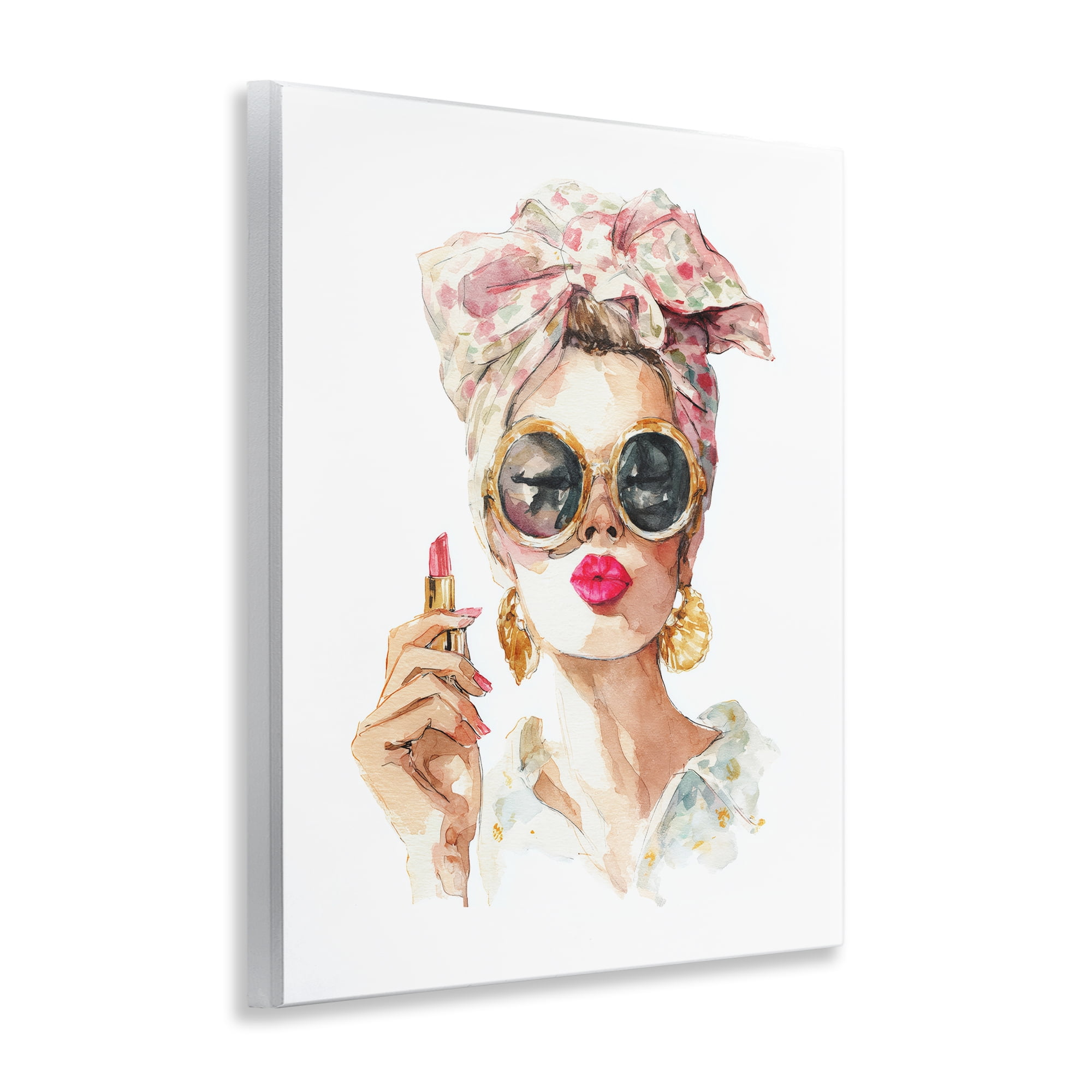 Stupell Industries Feminine Lipstick Spell Wall Plaque Art, design by Svetlana Aleynikova