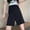 Black, variant on pstuiky Maternity Lounge Shorts Adjustable High Waist for Pregnancy Support Breathable Plus Size Casual Wear Maternity Clothes Summer