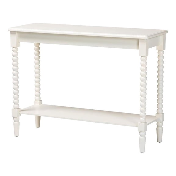 Baxton Studio Bayard Console Table with Bobbin Legs - Spindle Leg Accent Table