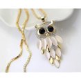 thumbnail image 1 of Women Sweater Chain Owl Design Crystal Pendant Necklaces Long Necklace Large Pendant for Women,Gold, 1 of 2