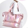 thumbnail image 4 of Women Sport Duffle Bag Gym Bag Training Handbag Luggage Travel Bag Shoulder Bag, 4 of 21