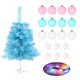 thumbnail image 1 of Mini árbol de Navidad Ticfox azul Macaron 60 cm con luces LED, 1 of 14