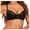 Black, variant on WCMZJ Women's Lace Balconette Demi Shelf Half Cup Bras Light Padded Underwire Support Push Up Everyday Bras
