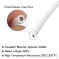 thumbnail image 4 of Silicona Cable 14AWG Blanco Carrete 12m Eléctrico Estañado Cobre Estándar Alta-Temperatura Conexión Cable para Coche Modelo Manipulador Electrodomésticos Aparatos, Bricolaje, 4 of 7